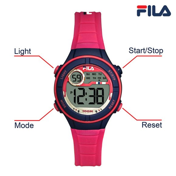 Kids Fila Watch Pink Watch